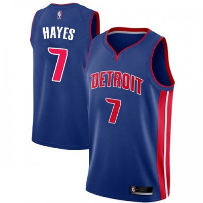 Nike Detroit Pistons #7 Killian Hayes Blue Youth NBA Swingman Icon Edition Jersey